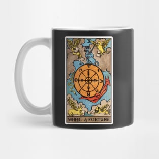 X. Wheel of Fortune Tarot Card Mug